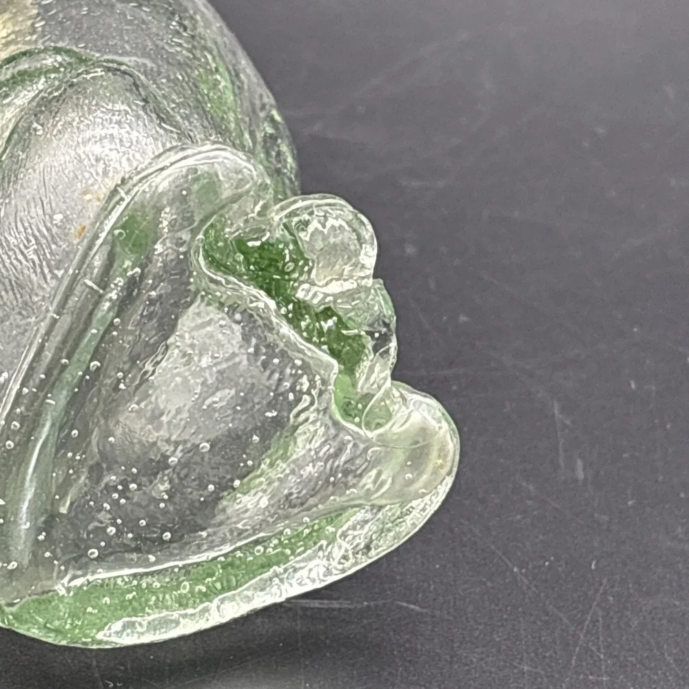 Vintage 1960s Italian Glass Cat Decanter - Vetreria Etrusca MCM